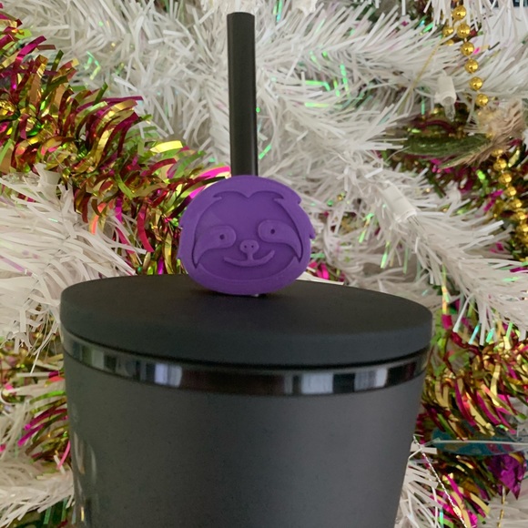 Sloth Straw Topper - Picture 3 of 3